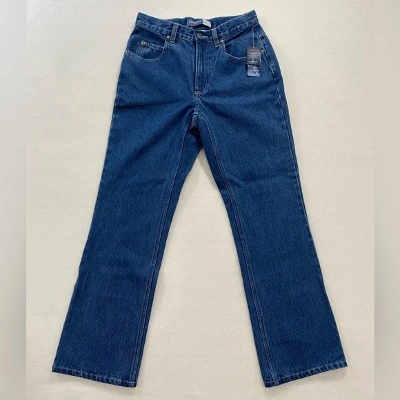 NWT Liz Claiborne Bootcut Fit Jeans in Dark Blue Denim Women’s Size 6 Petite - Picture 2 of 10